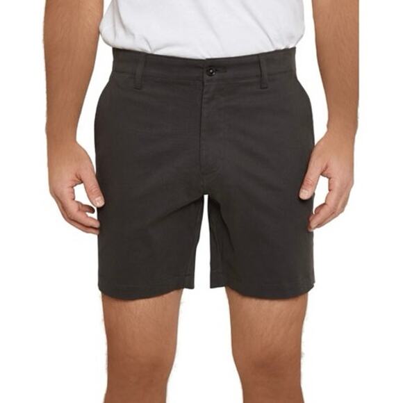 SLATE & STONE 7" Cotton Twill Short Charcoal NWT Size 38 - Picture 1 of 8